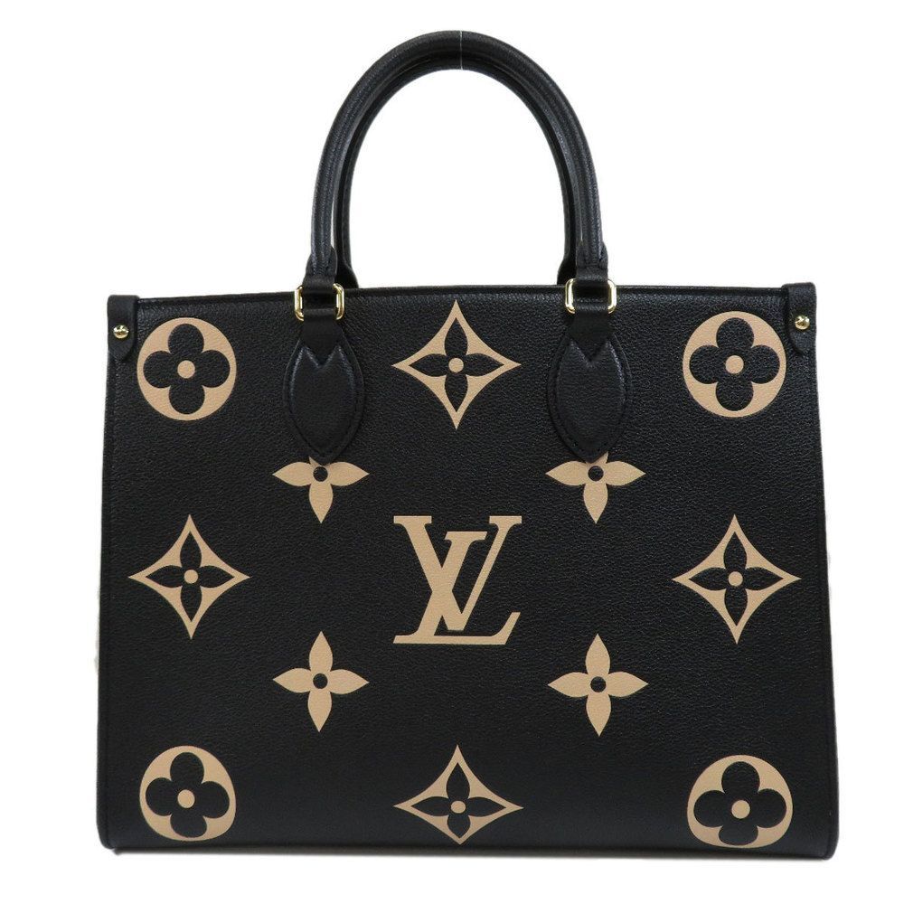 Louis Vuitton Onthego MM Amplant Bicolor Monogram Tote Bag